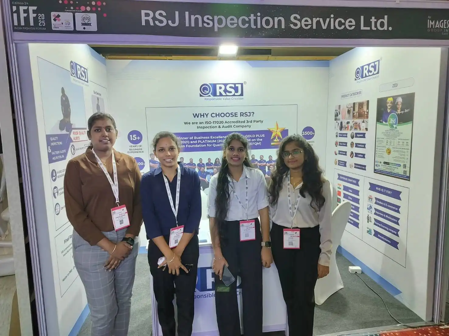 Ceo Prasanna With Rsj Team At Iff 2025