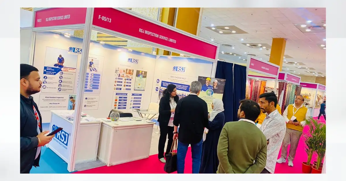 Rsj Team Interacting With Customers At Bharat Tex 2025