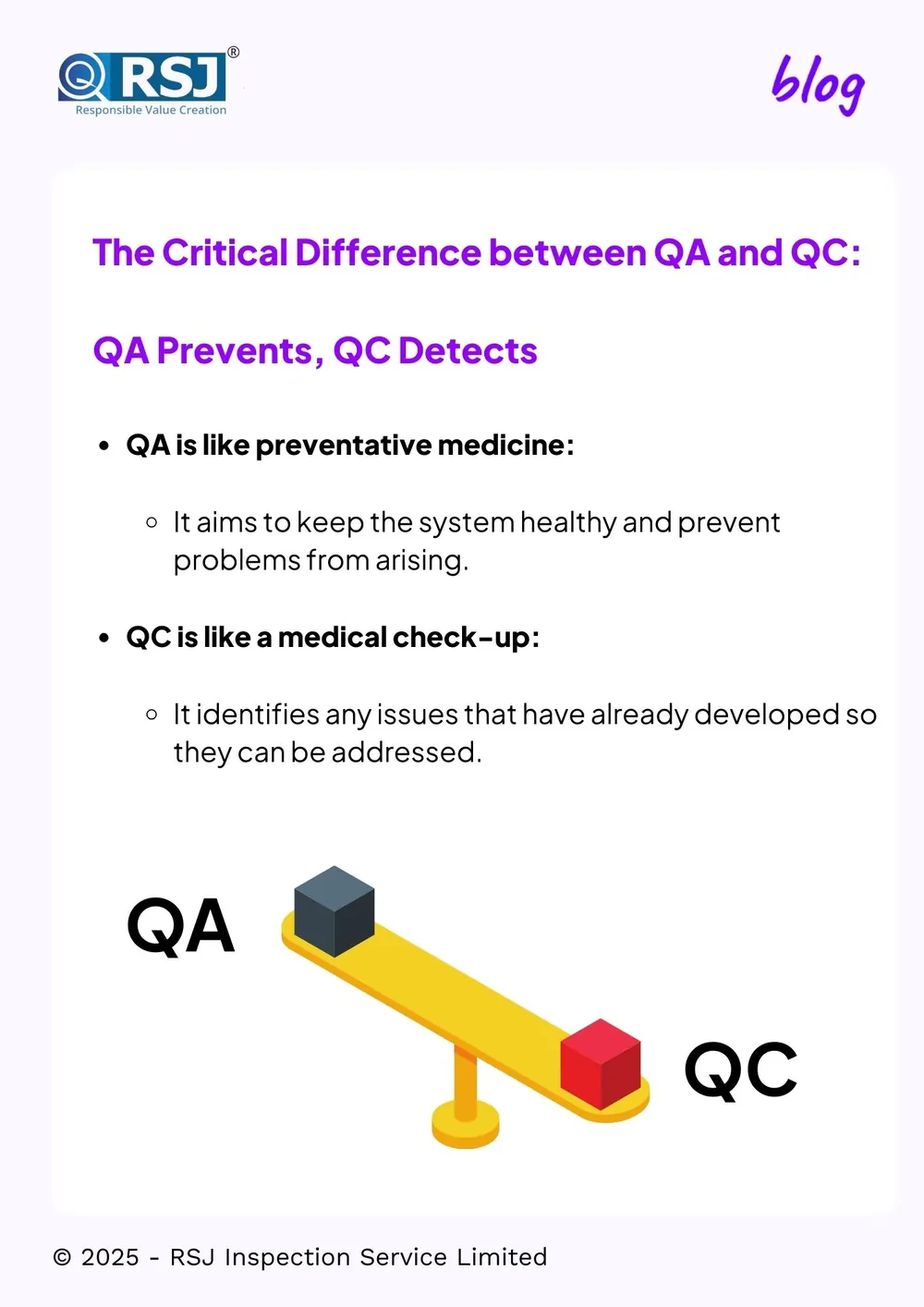Different Types Of Inspections In Manufacturing By Rsj Inspection Service Limited