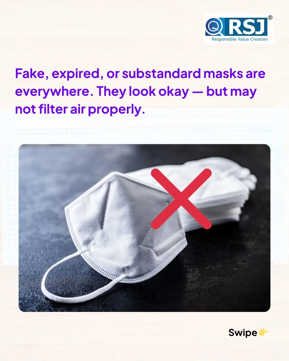 3 fake, expired, or substandard masks are everywhere. they look okay — but may not filter air properly