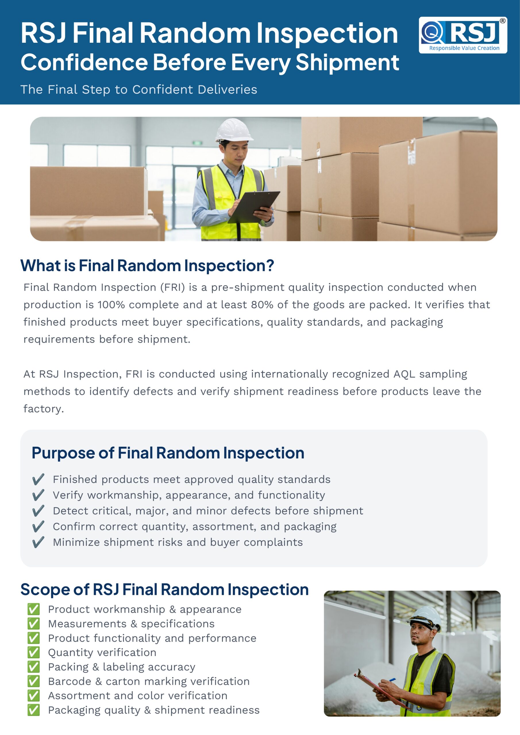 RSJ Final Random Inspection