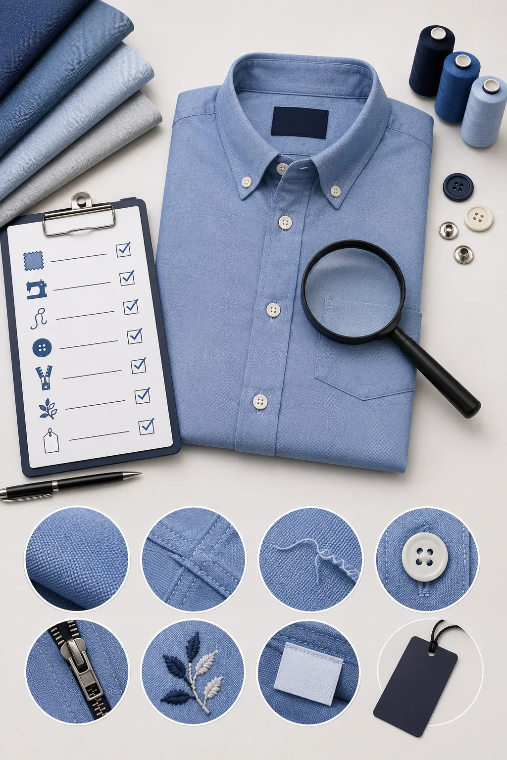 RSJ Clothing quality control inspection overview