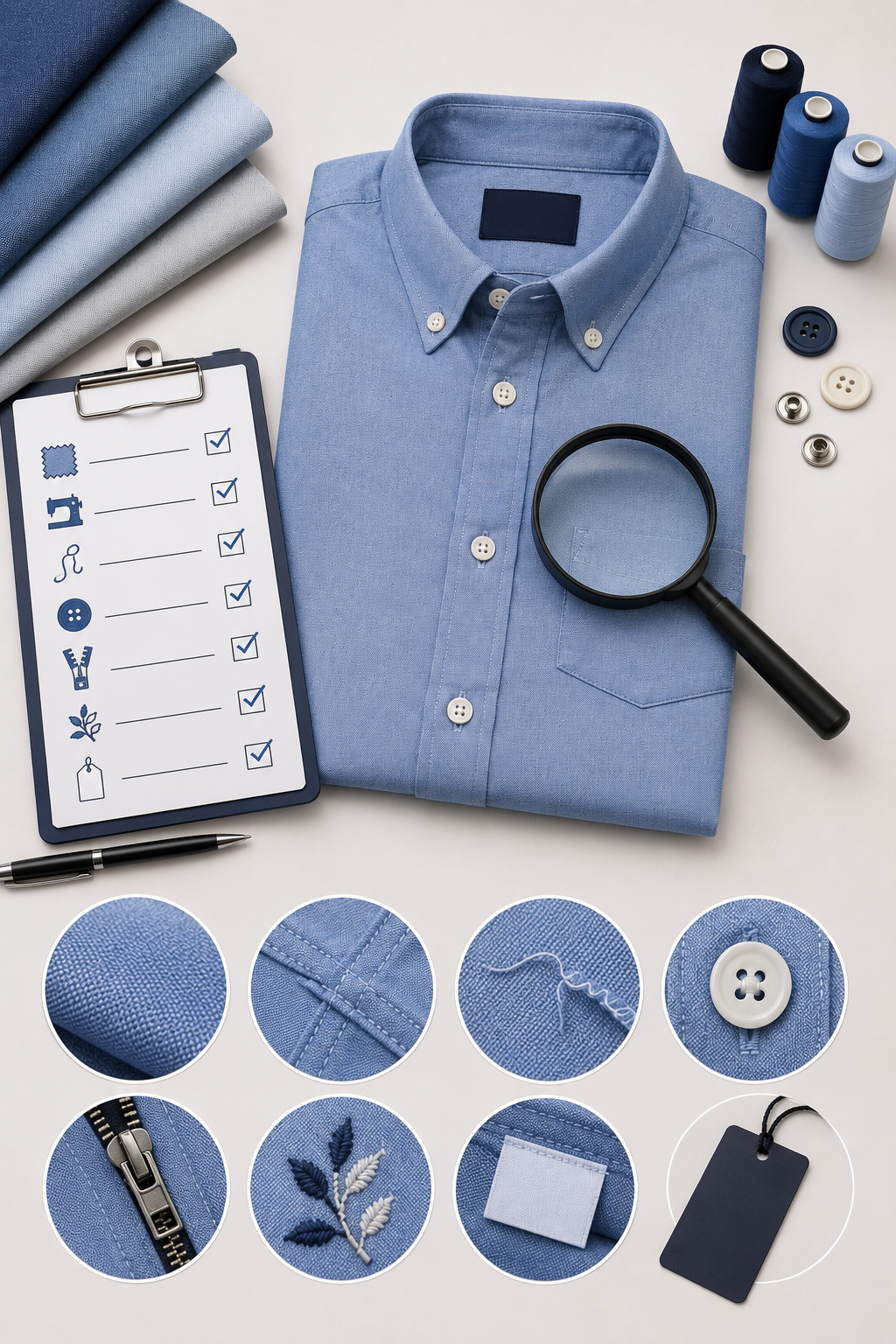 RSJ Clothing quality control inspection overview