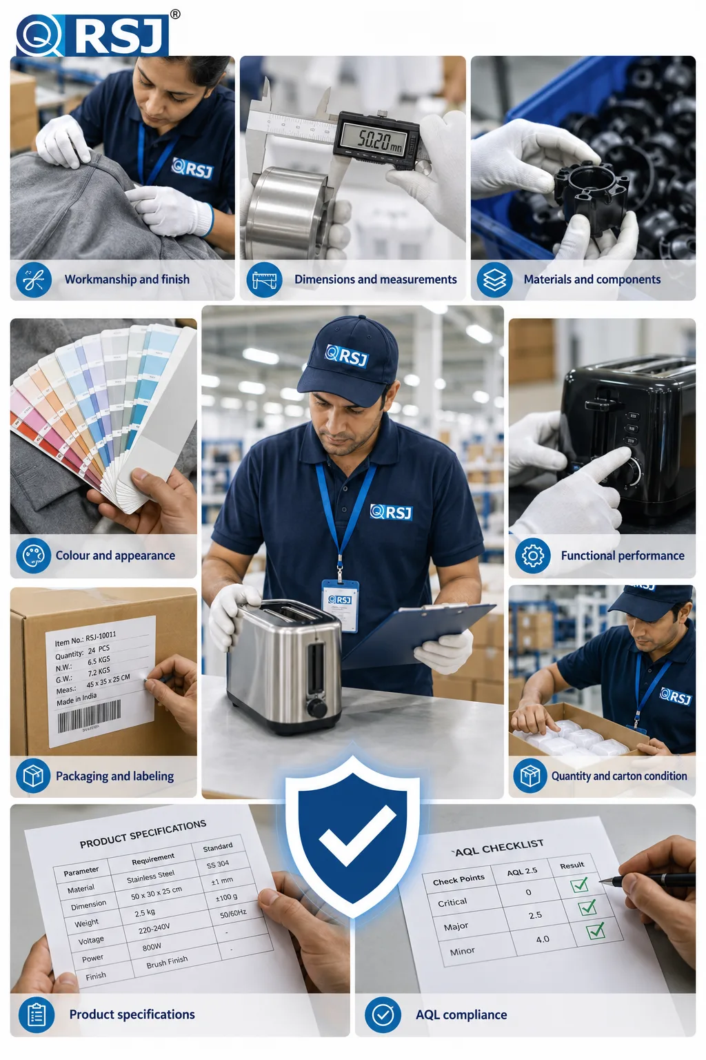 What RSJ Inspection Verifies