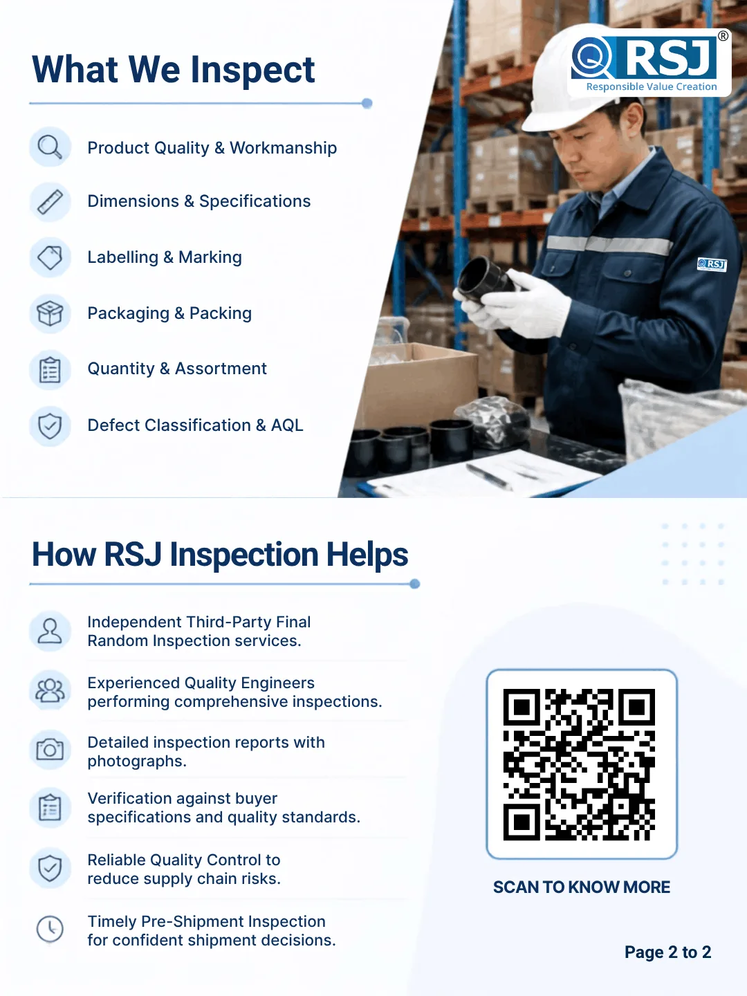 How RSJ Inspection Helps