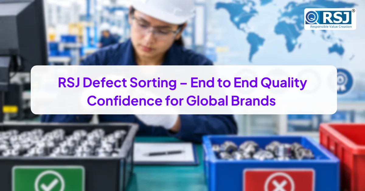 RSJ Defect Sorting – End to End Quality Confidence for Global Brands