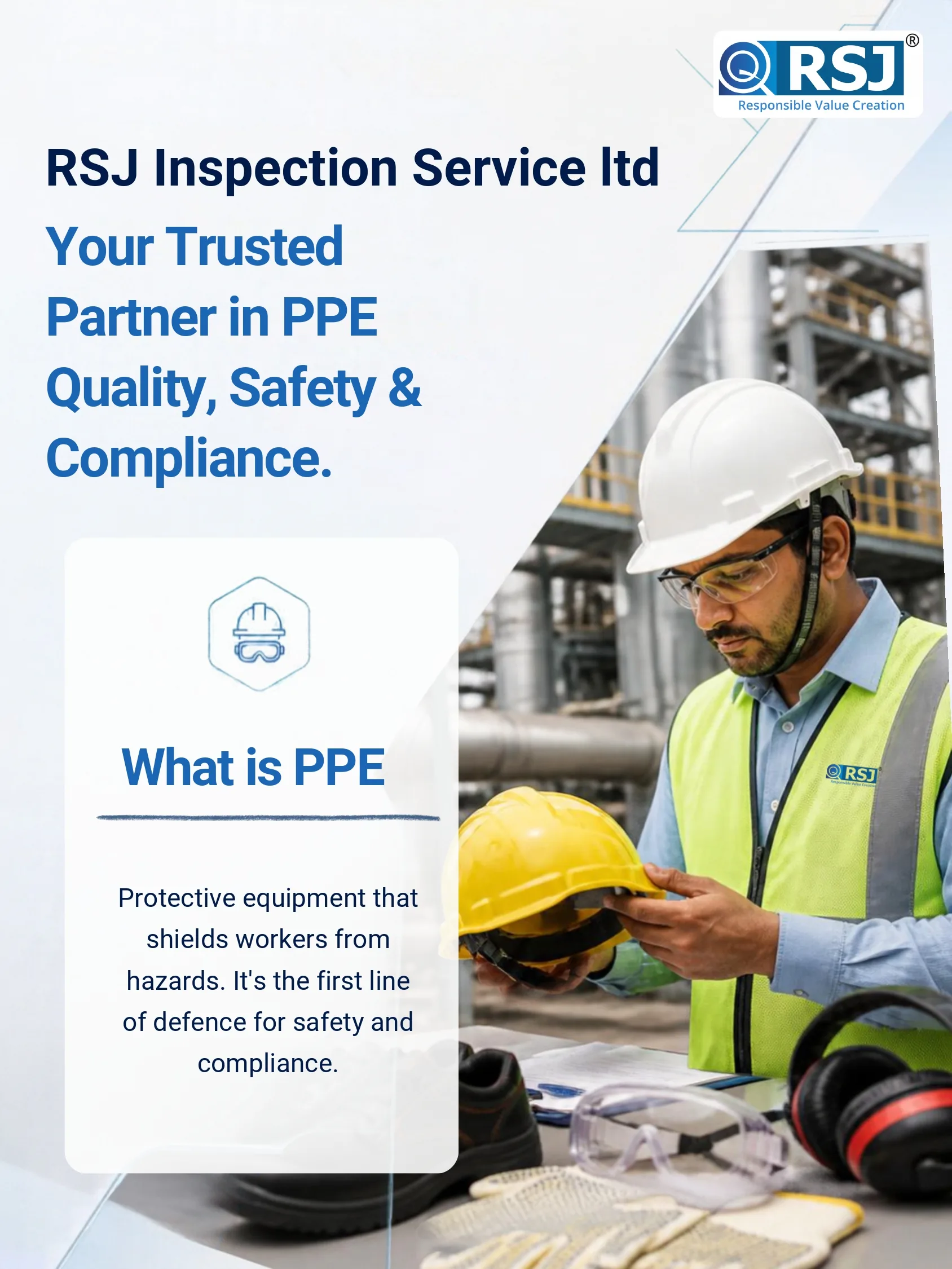 RSJ PPE inspection page