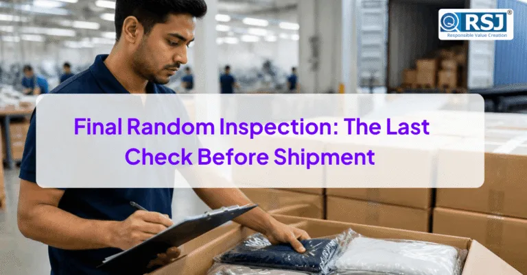 Third Party Final Random Inspection
